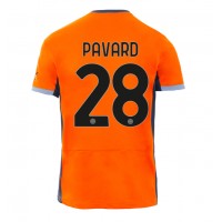 Dres Inter Milan Benjamin Pavard #28 Rezervni 2023-24 Kratak Rukav